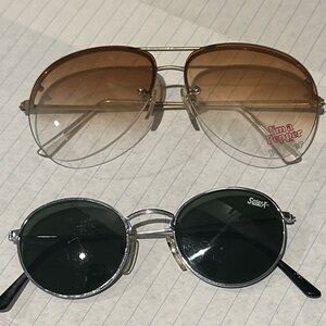 Dr Pepper Aviator Sunglasses and Solar-X Round Sunglasses